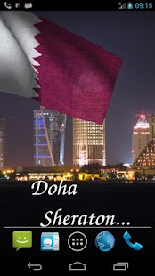 Free Download 3D Qatar Flag Live Wallpaper APK for Android
