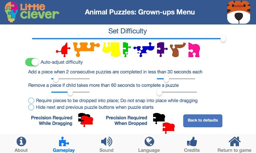 101 Animal Puzzles for Kids Screen 3
