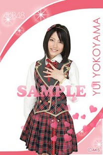 AKB48きせかえ(公式)横山由依ライブ壁紙-TP- Screenshots 1