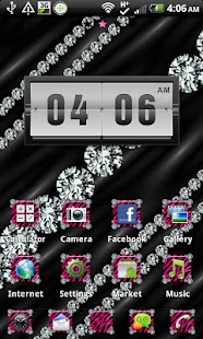 How to install THEME - Zebra Diamonds 2 1.0 apk for pc