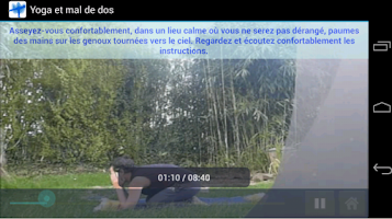 Yoga et mal de dos (PLUG) APK capture d'écran Thumbnail #8