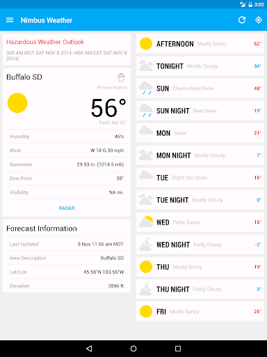 【免費天氣App】Nimbus: NOAA Weather & Radar-APP點子