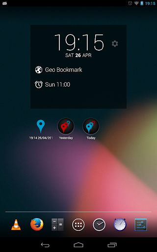 Geo Bookmark Dashclock