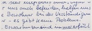 Briefkaart van Birgit Brünig uit Schwerte