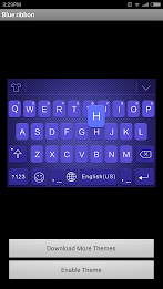 Blueribbon  Keyboard Theme poster 3