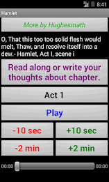 Hamlet audio and text poster 7