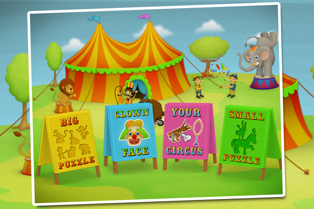 Android application Fun at the circus screenshort