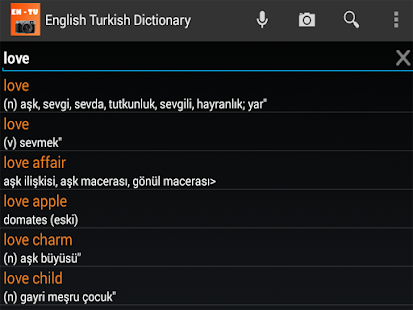 English Turkish Camera Dict Screenshots 0