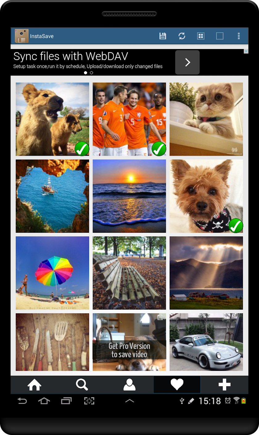 InstaSave Screen 2