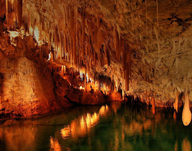 A capture of fascinating Crystal Caves, Bermuda.