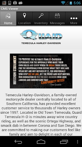 Quaid Temecula Harley-Davidson