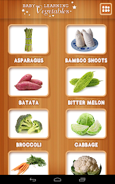 Baby learning Vegetables(Card) poster 5