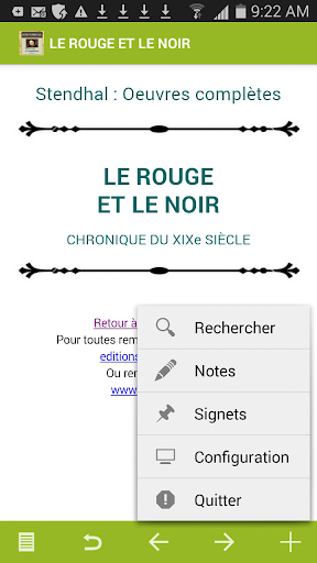 【免費書籍App】Stendhal : Oeuvres-APP點子