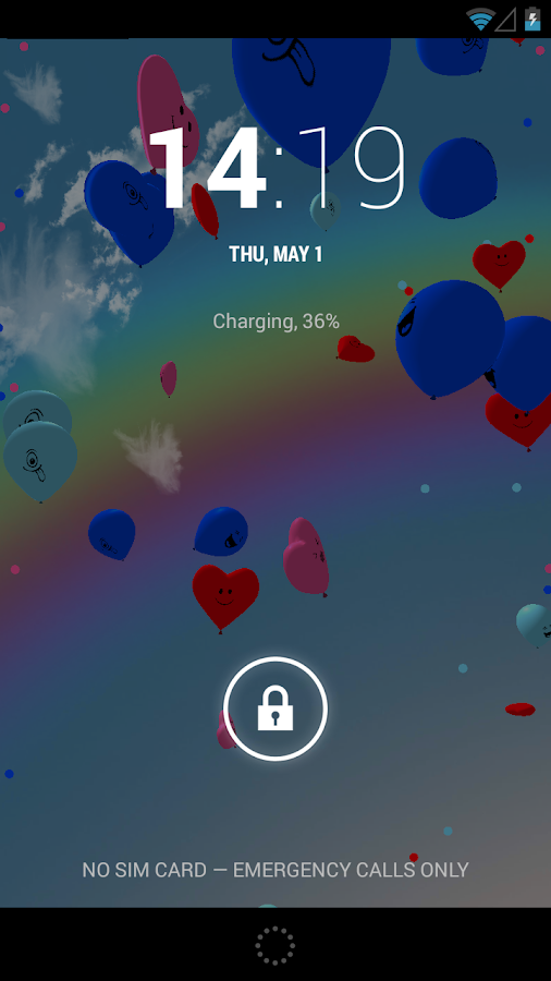 Balloons 3D live wallpaper - screenshot
