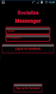 Red Socialize 4 FB Messenger