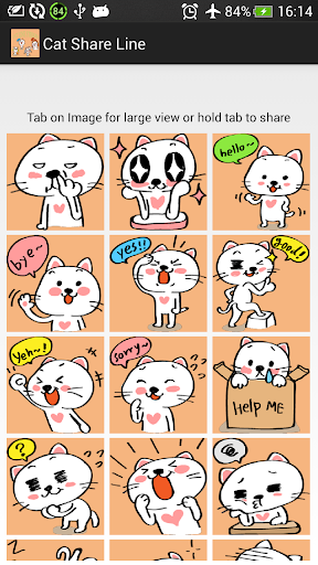 Cat Share Sticker