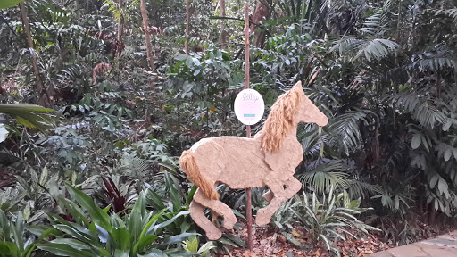 Horse Artwork in Forest