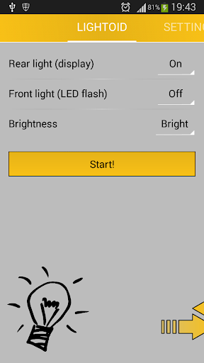 Lightoid jogging flashlight