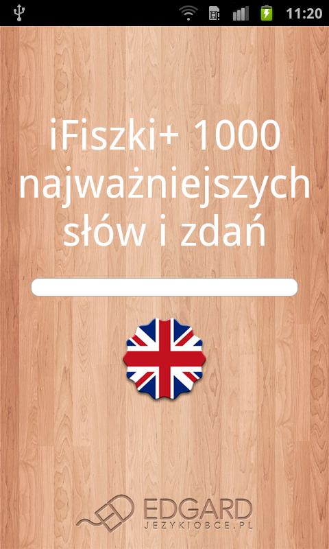Android application Angielski 1000 najważ. słówek screenshort