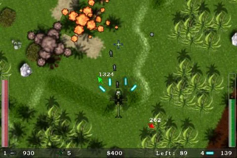 Blue Skies Helicopter Shooter: captura de tela