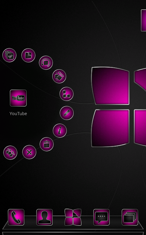 Next launcher theme Soft pink - screenshot