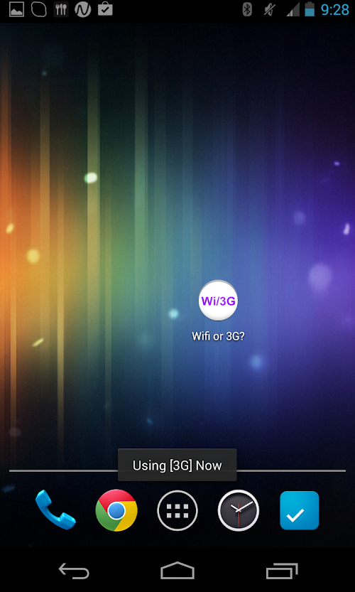 Android application WiFi/3G Switcher screenshort