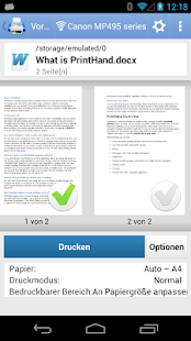 PrintHand Mobile Print Screenshot