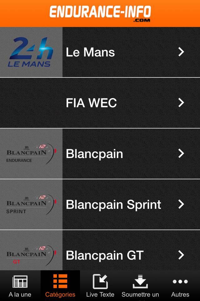 EnduranceInfo Screen 3
