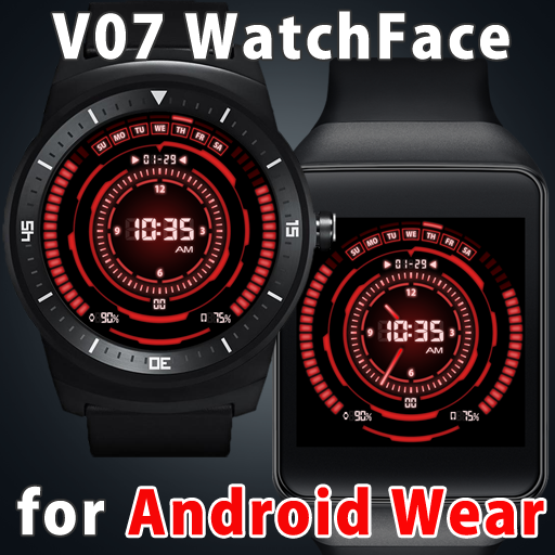 V07 WatchFace for Android Wear LOGO-APP點子