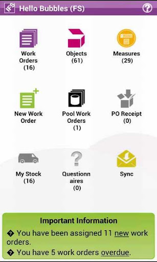 IFS Mobile Work Order DEMO