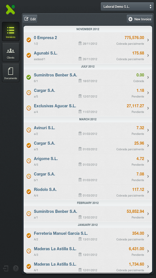    anfix Facturación- screenshot  