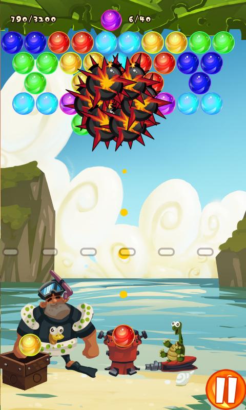 Android application Bubble Clash screenshort