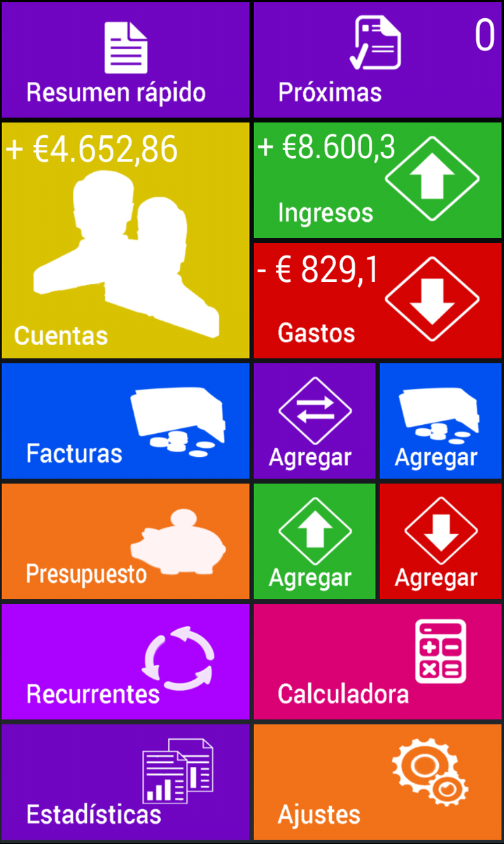 Android application Home Budget Manager Lite With Sync screenshort