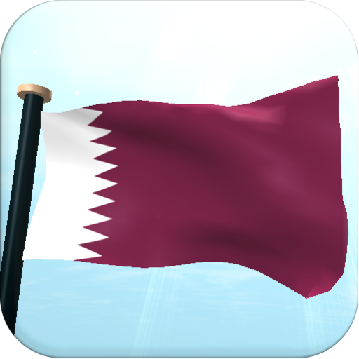 Qatar Flag 3D Free Wallpaper 個人化 App LOGO-APP開箱王