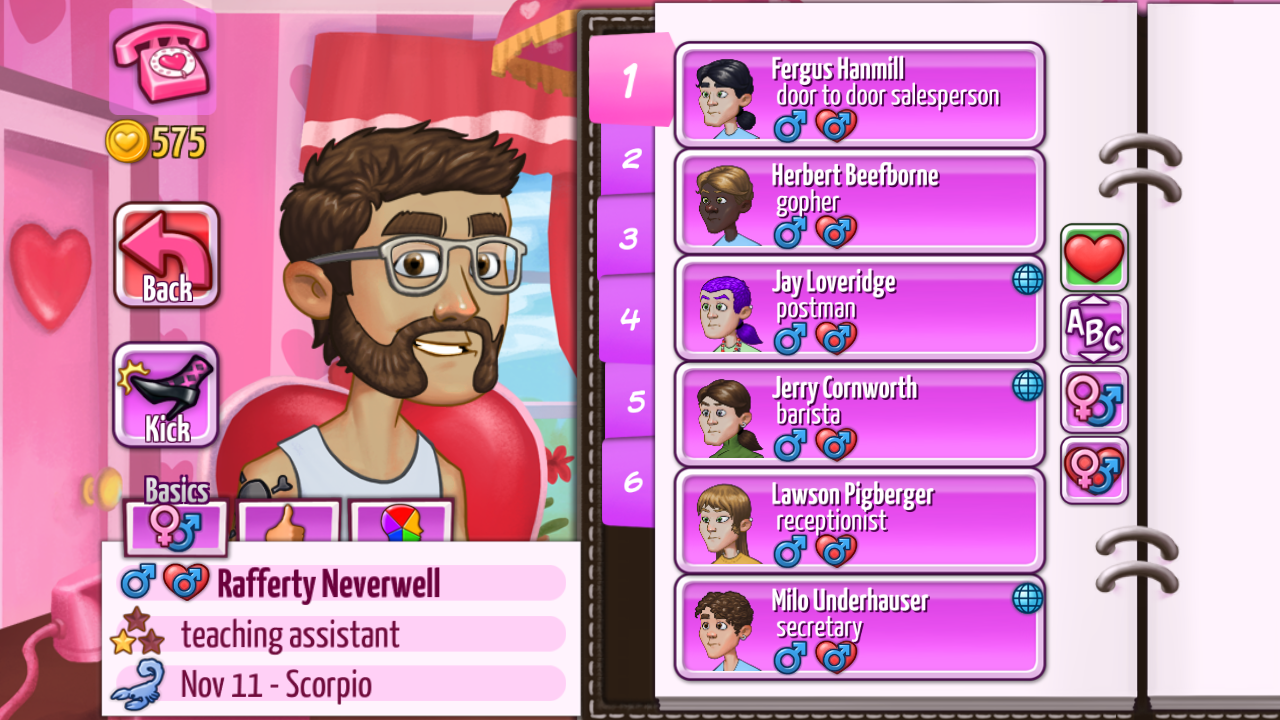 Kitty Powers' Matchmaker - screenshot