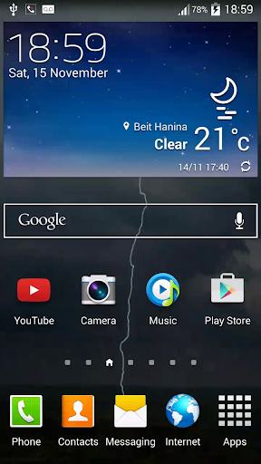 【免費個人化App】Lightening live wallpaper-APP點子