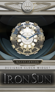Clock Widget Iron Sun - náhled