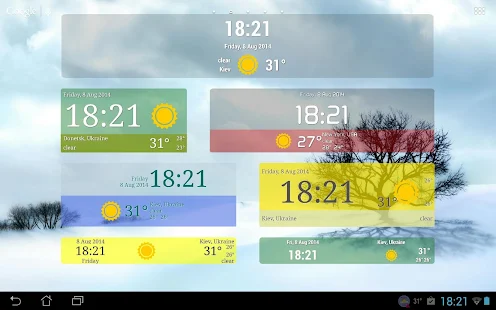 Weather ACE Clock Widget Pack(圖8)-速報App