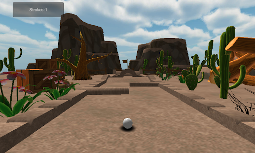 Mini golf games Cartoon Desert Screenshots 14