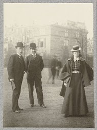 Portret van J.B. Aug. Kessler, Henri Deterding en An Kessler