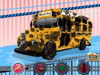 School Bus Car Wash by Zync Studio poster 1