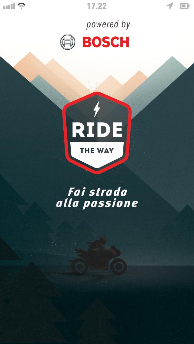 Android application Ride the Way; motorbike routes screenshort