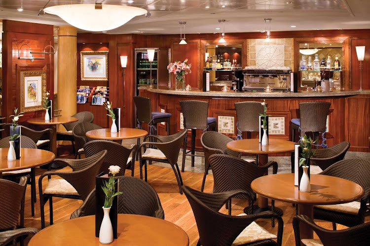 Head to Coffee Corner so you don't miss out on your morning coffee while traveling on Seven Seas Mariner.