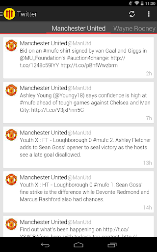 【免費運動App】Manchester Utd Mobile-APP點子