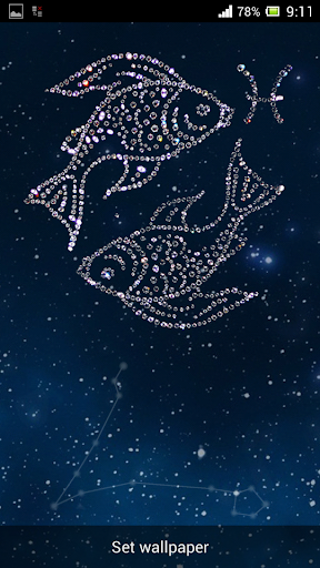 Zodiac Pisces Live Wallpaper