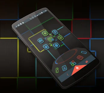 Glowing Next Launcher 3D Theme - screenshot thumbnail