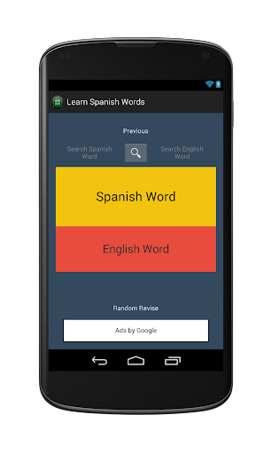 Learn Spanish Words