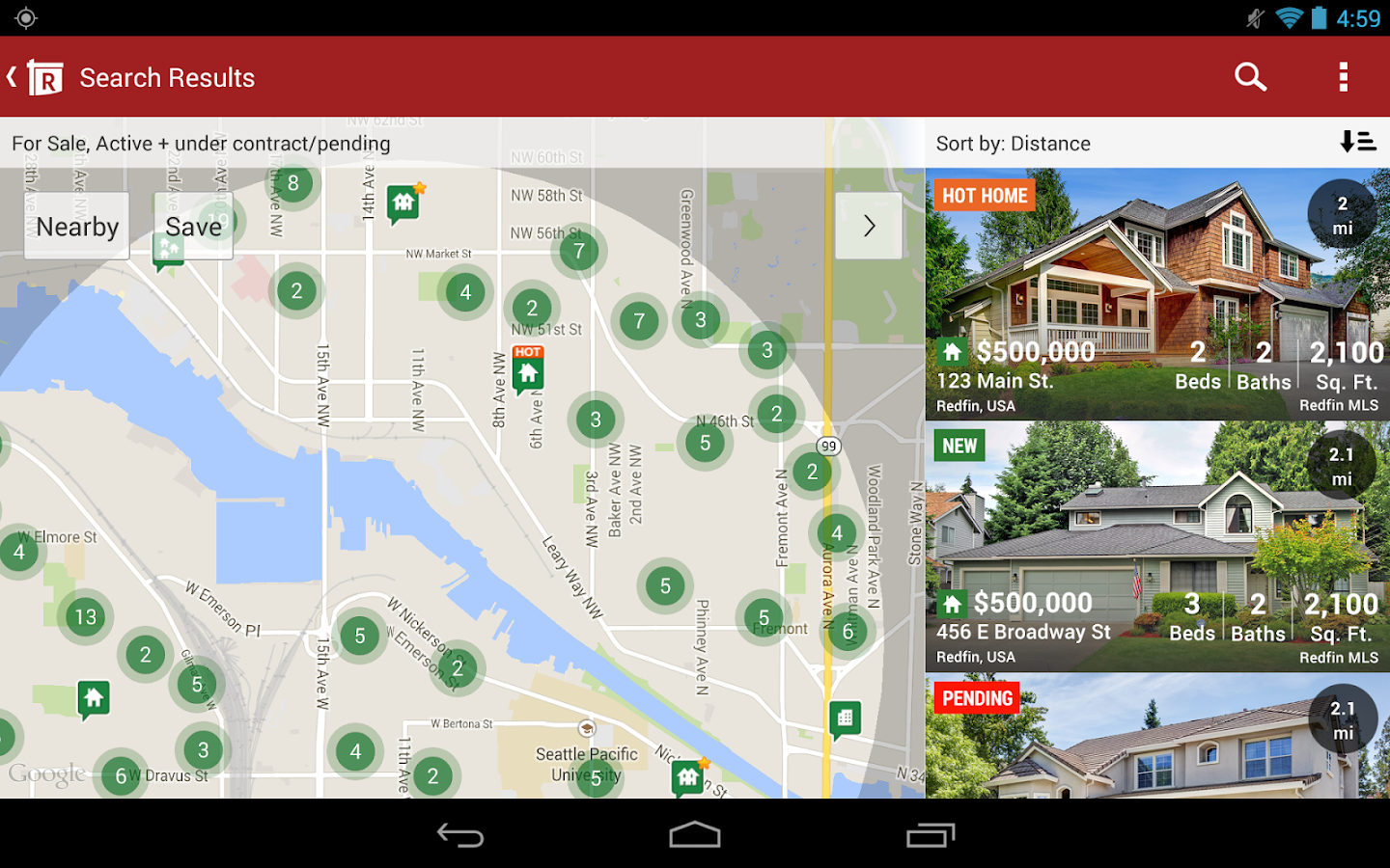 Real Estate App Search Homes screenshot