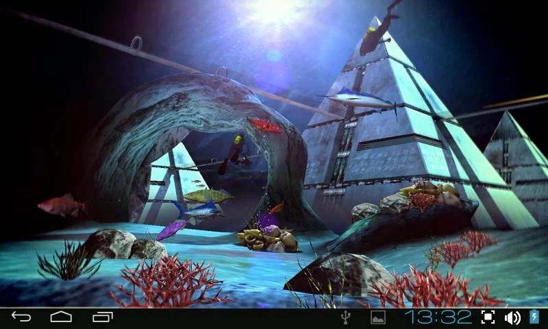 Atlantis 3D Pro Live Wallpaper - screenshot