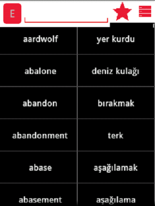 English Turkish Dictionary